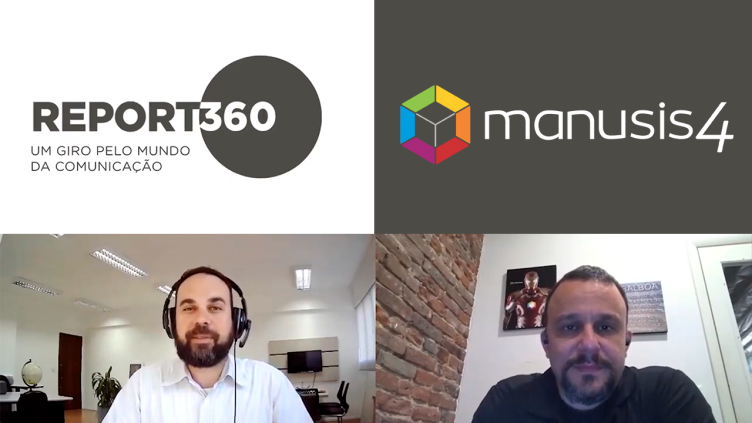 imagem para ilustrar postagem de blog sobre a participação da Manusis4 no programa Report 360